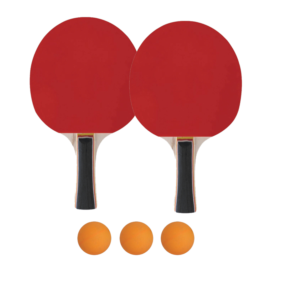 Set Raqueta Y Pelotas Ping Pong Lfwppgset Rojo image number null