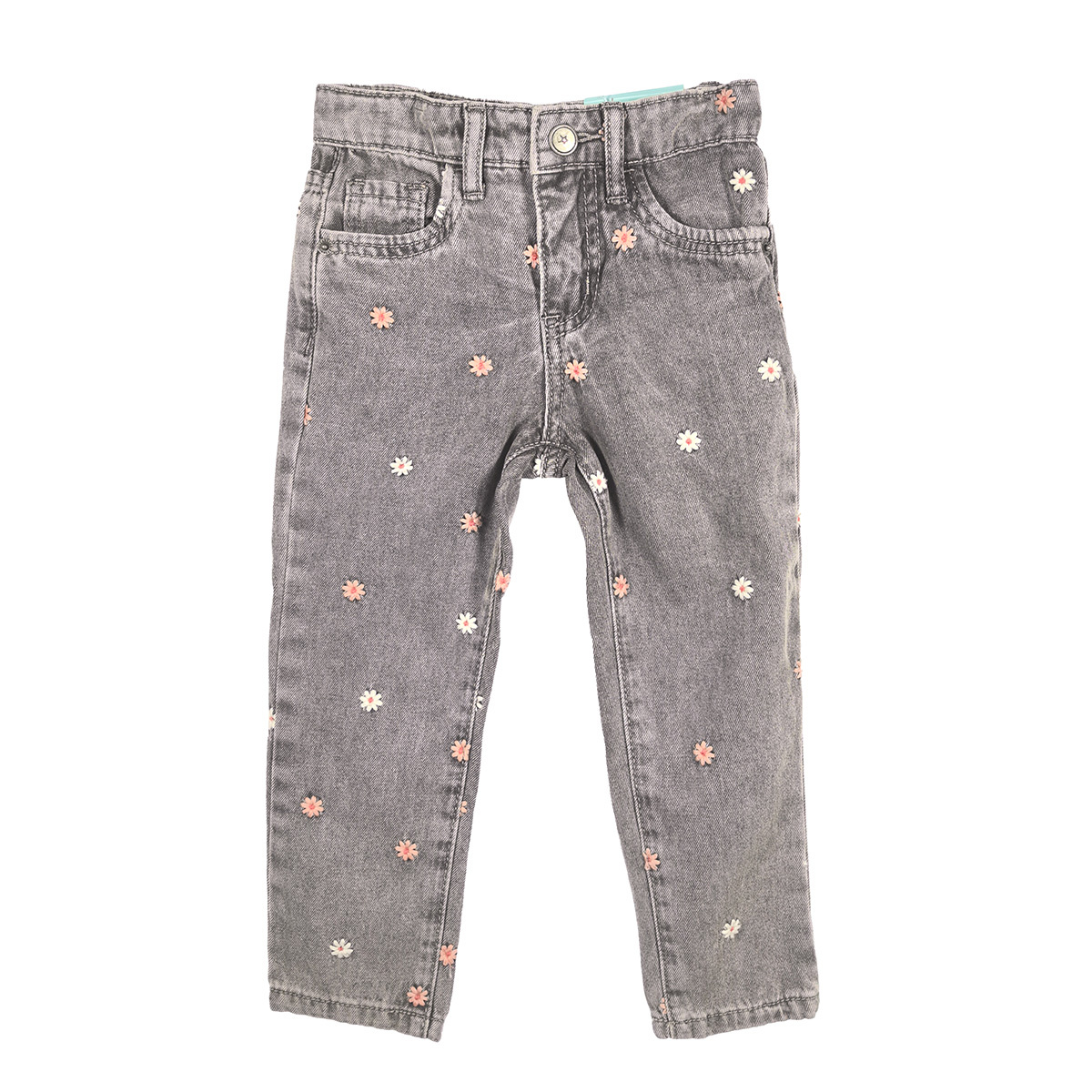 Jeans Bordado Bethaelizabetha Para Beb&eacute; Ni&ntilde;a image number null
