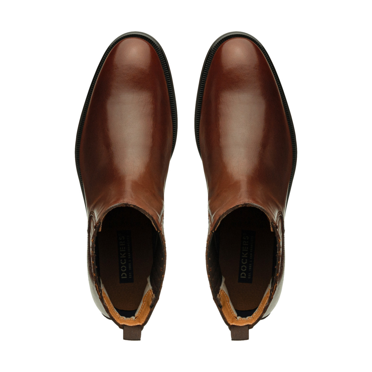 Bot&iacute;n Chelsea en Piel Dockers Caf&eacute; para Hombre image number null