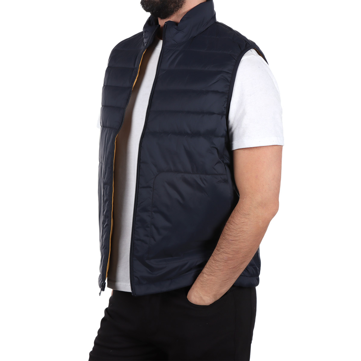 Chaleco Ajuste Regular Cuello Alto Carlo Corinto Hombre image number null