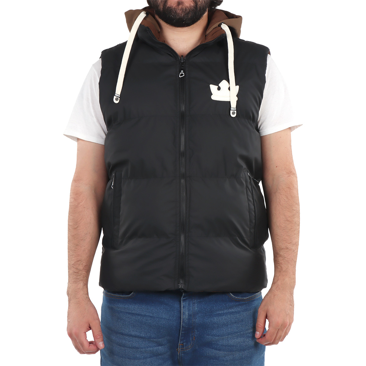 Chaleco Capitonado Cierre y Capucha Roosevelt para Hombre image number null