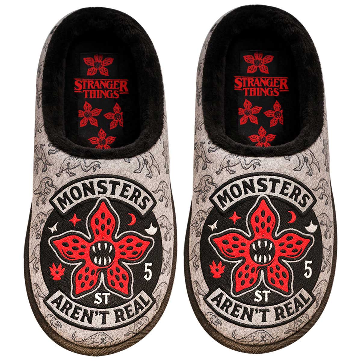 Pantufla Personajes Stranger Things Gris para Ni&ntilde;o image number null