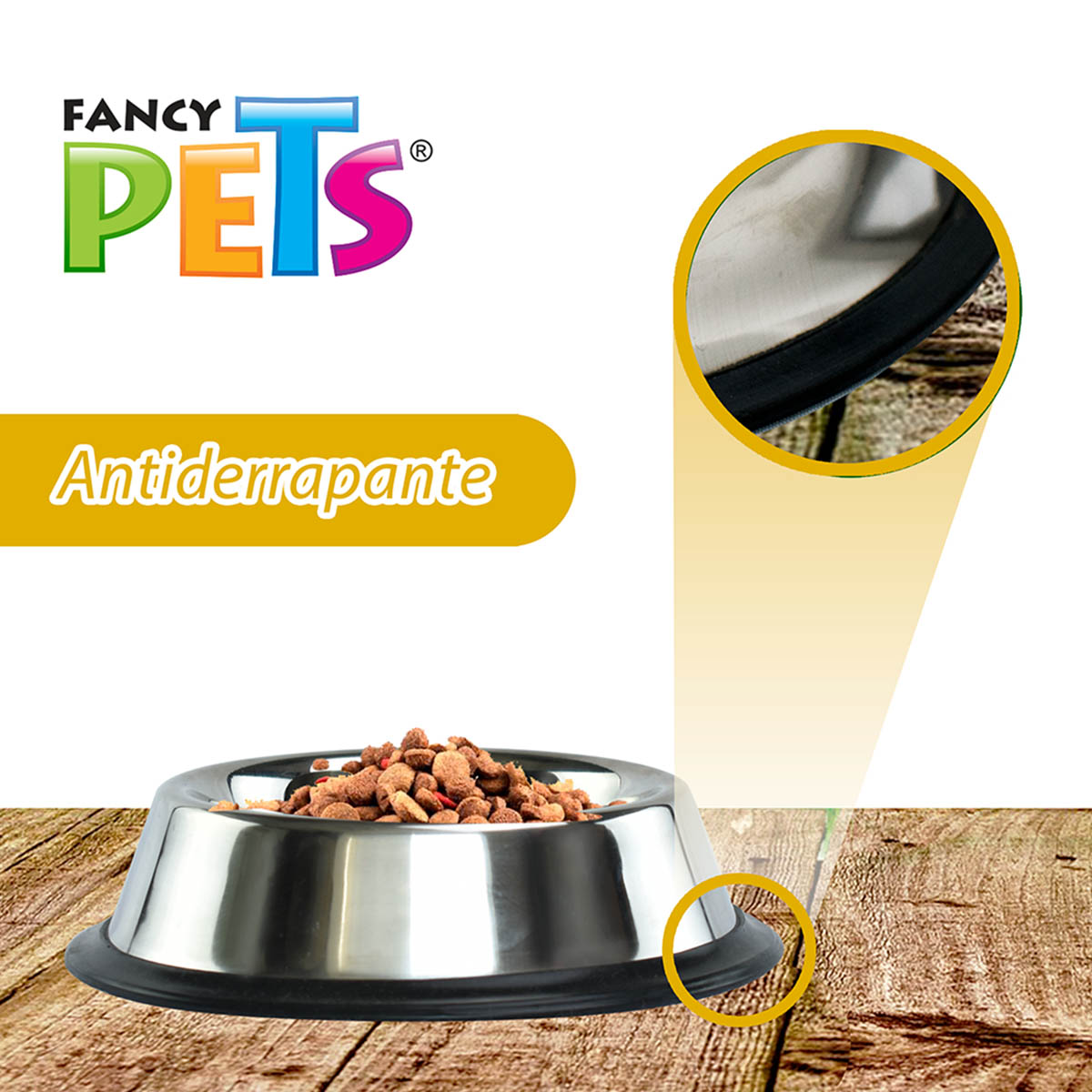 Plato De Acero 8 Oz Para Perro image number null
