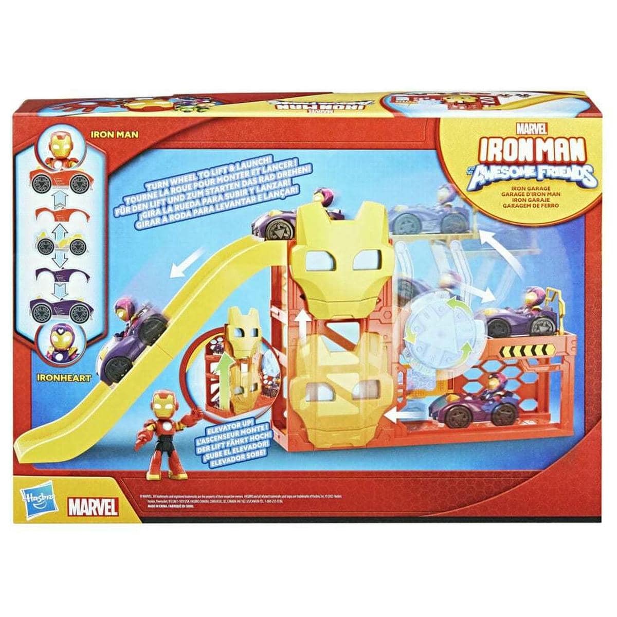 Marvel Set de Juego Iron Garaje Hasbro image number null