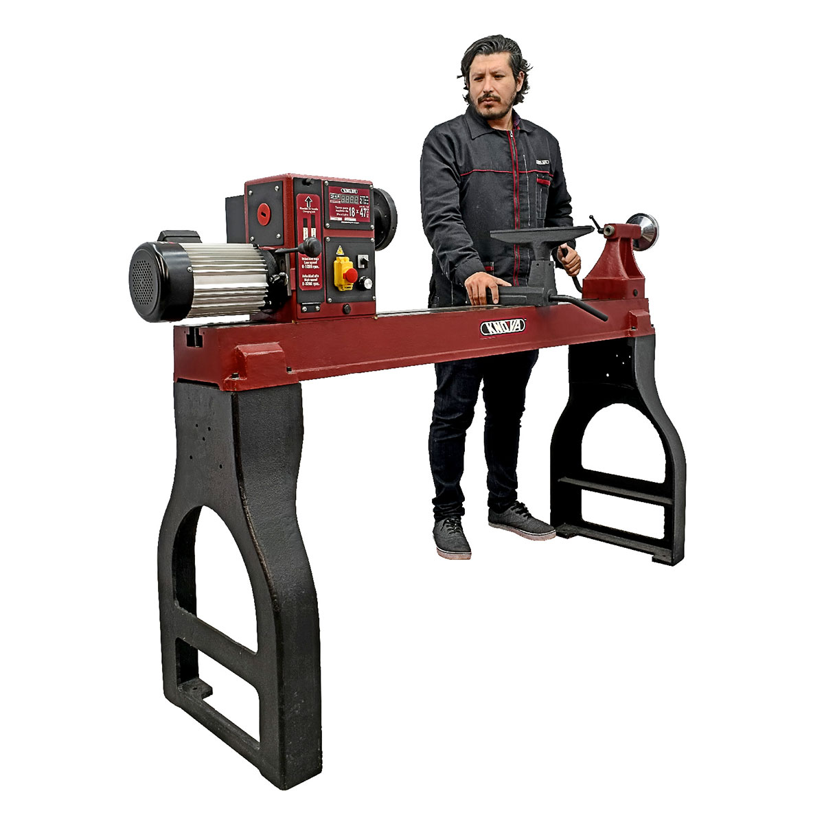 Torno para Madera de 18" de uso profesional KN WL-18B Knova image number null