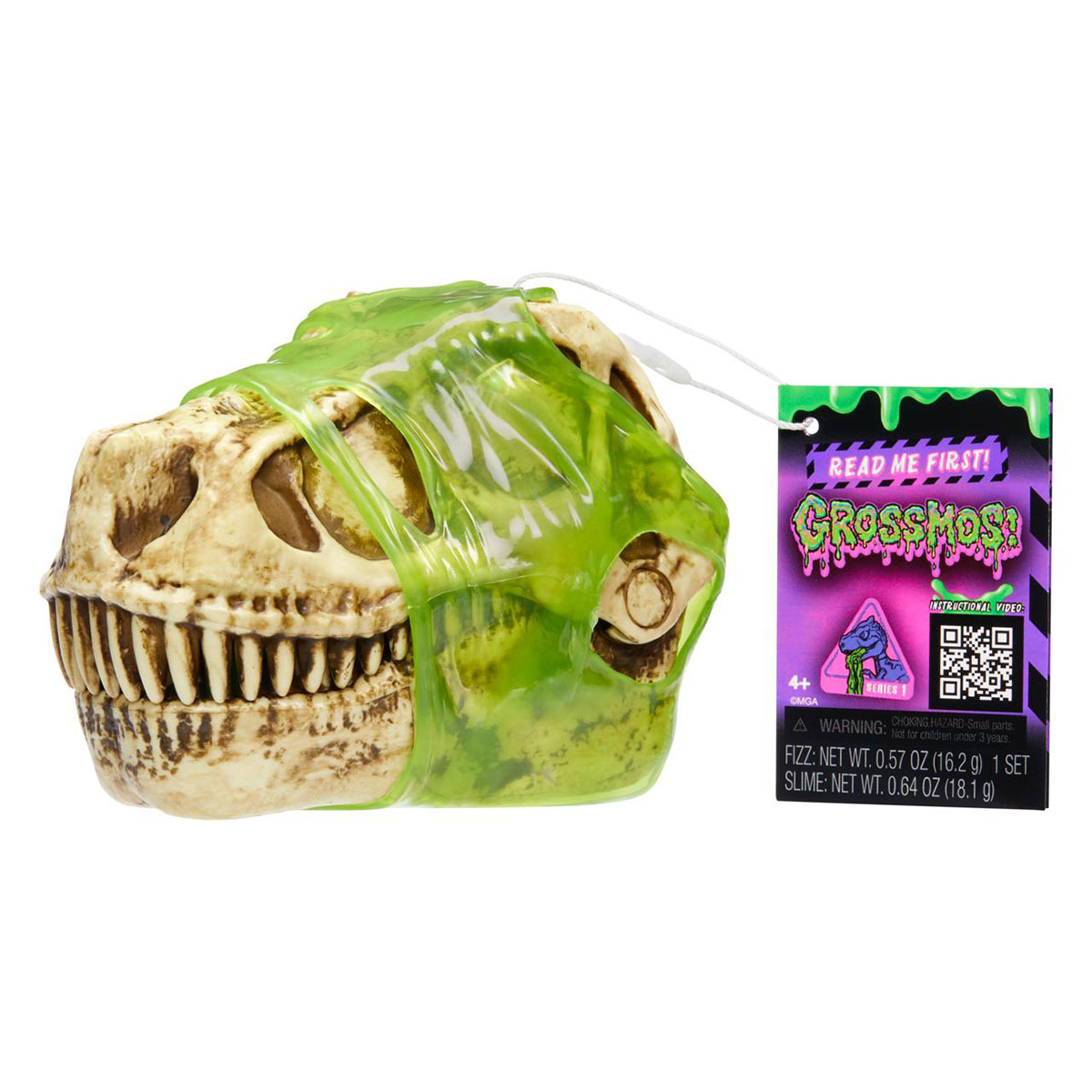 Kit de F&oacute;sil de Dinosaurio GROSS MOSS con figura Armable y Smile image number null