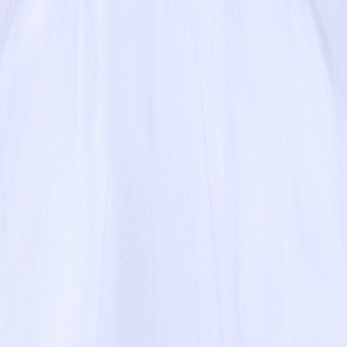 Vestido de Ceremonia Gentii Blanco con Aplicaci&oacute;n Bordado para Ni&ntilde;a image number null