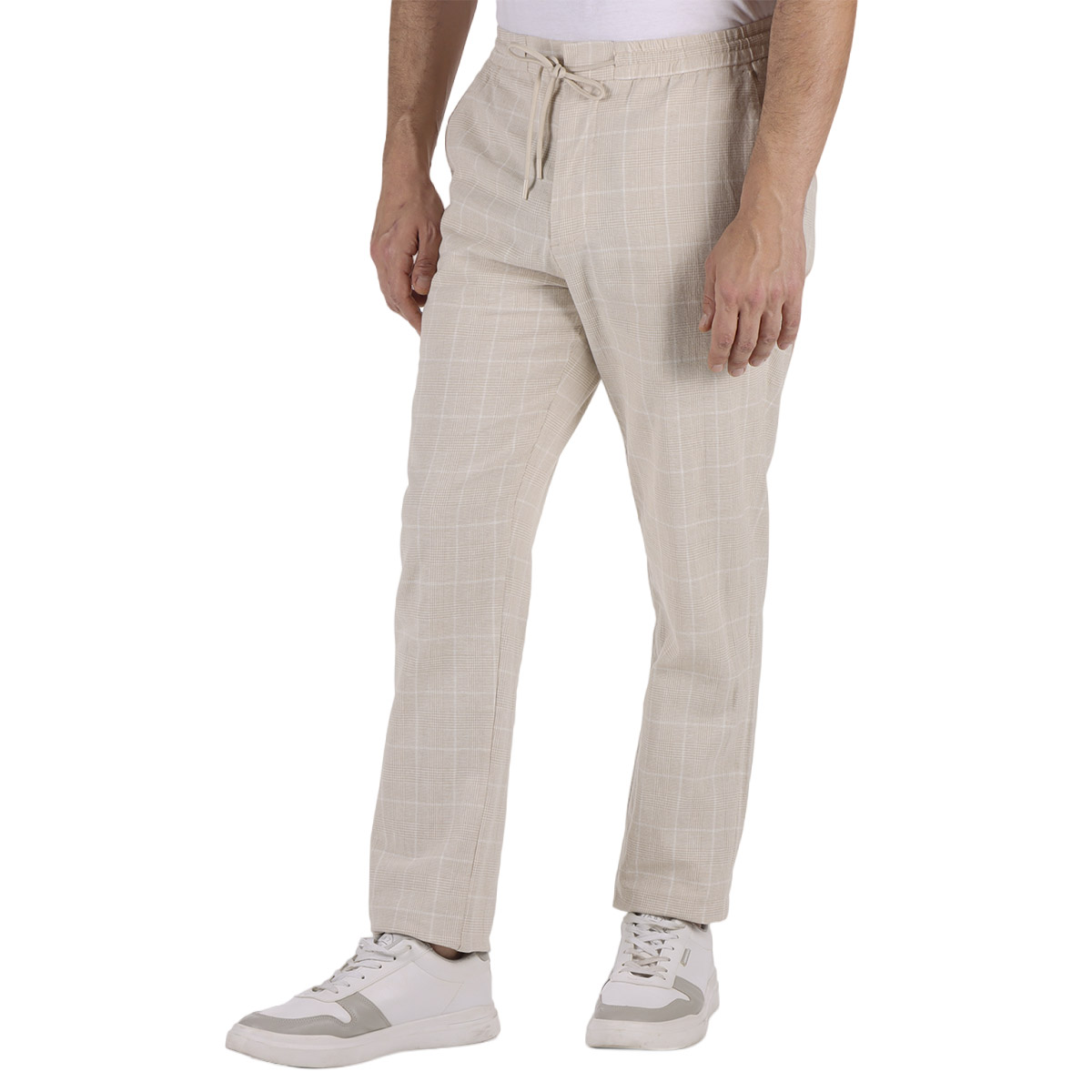 Pantal&oacute;n Cuadros Jareta Casual Bruno Magnani para Hombre image number null
