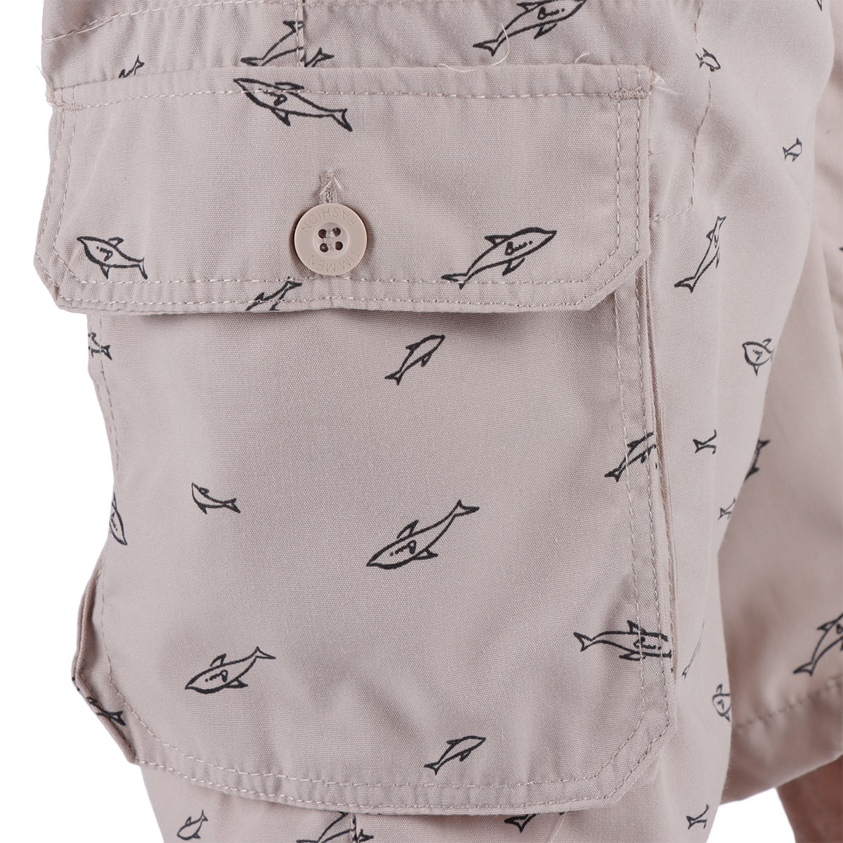 Bermuda Ajuste Regular Print Pescados Tim Men Hombre image number null