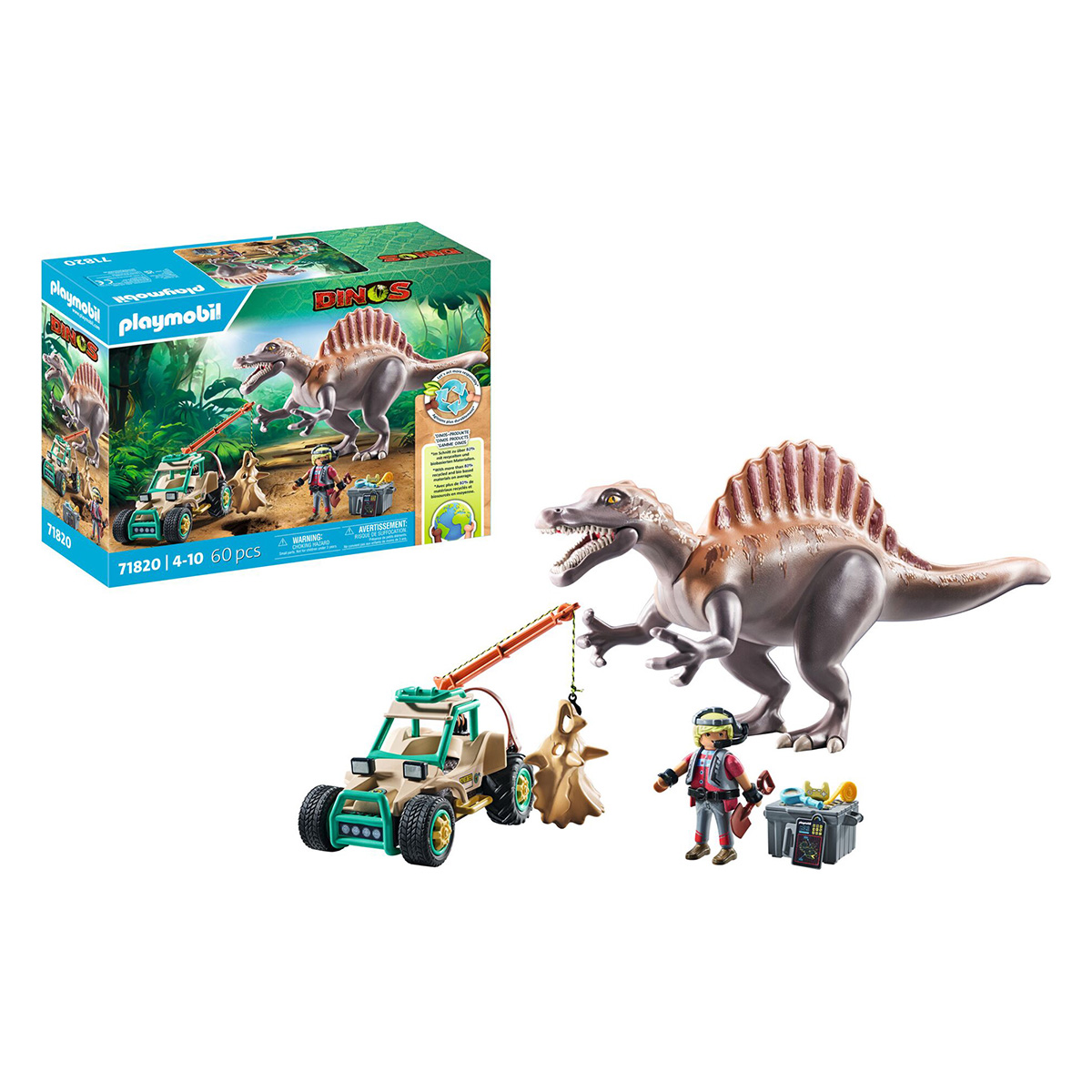 Ataque Del Spinosaurio Playmobil image number null