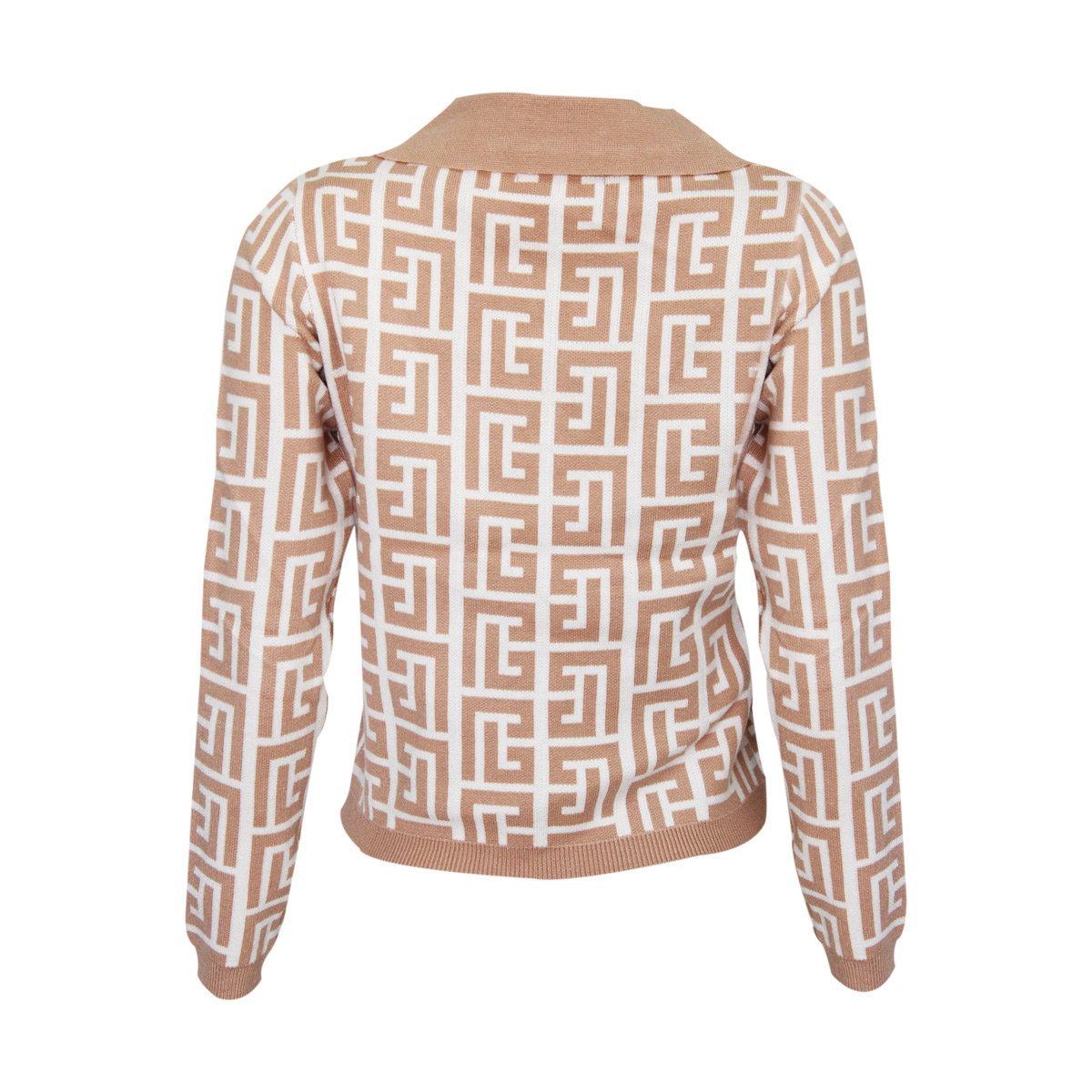Su&eacute;ter Philosophy Mujer Estampado Grecas Cuello V image number null
