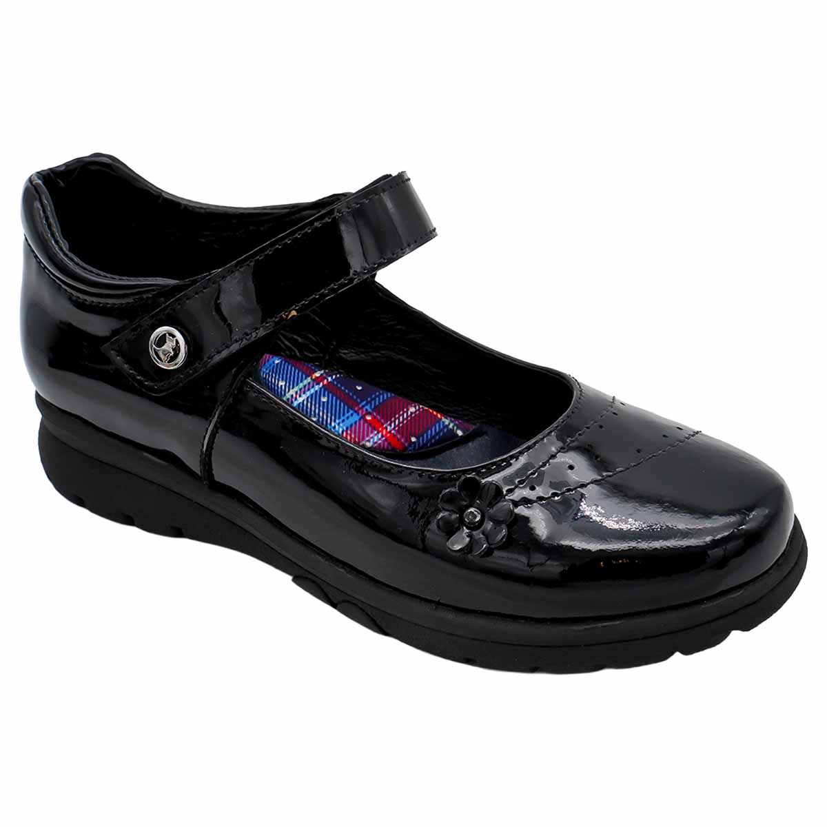 Zapato Escolar en Charol Ferrioni con Aplicaci&oacute;n para Ni&ntilde;a image number null
