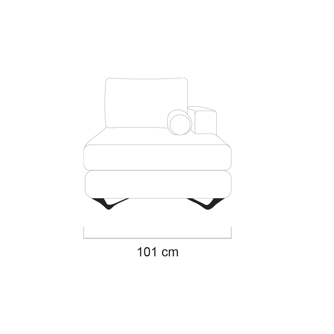 Sala Modular Der Lia Julieta Beige ARTABAN image number null