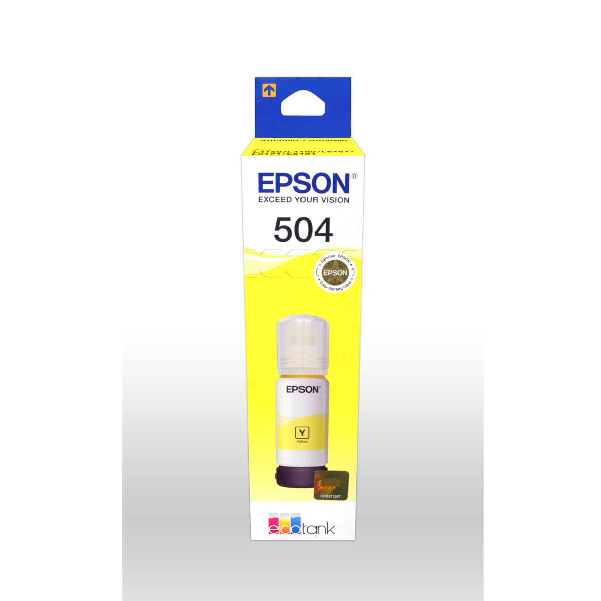 Botella de Tinta T504 Amarillo Epson image number null