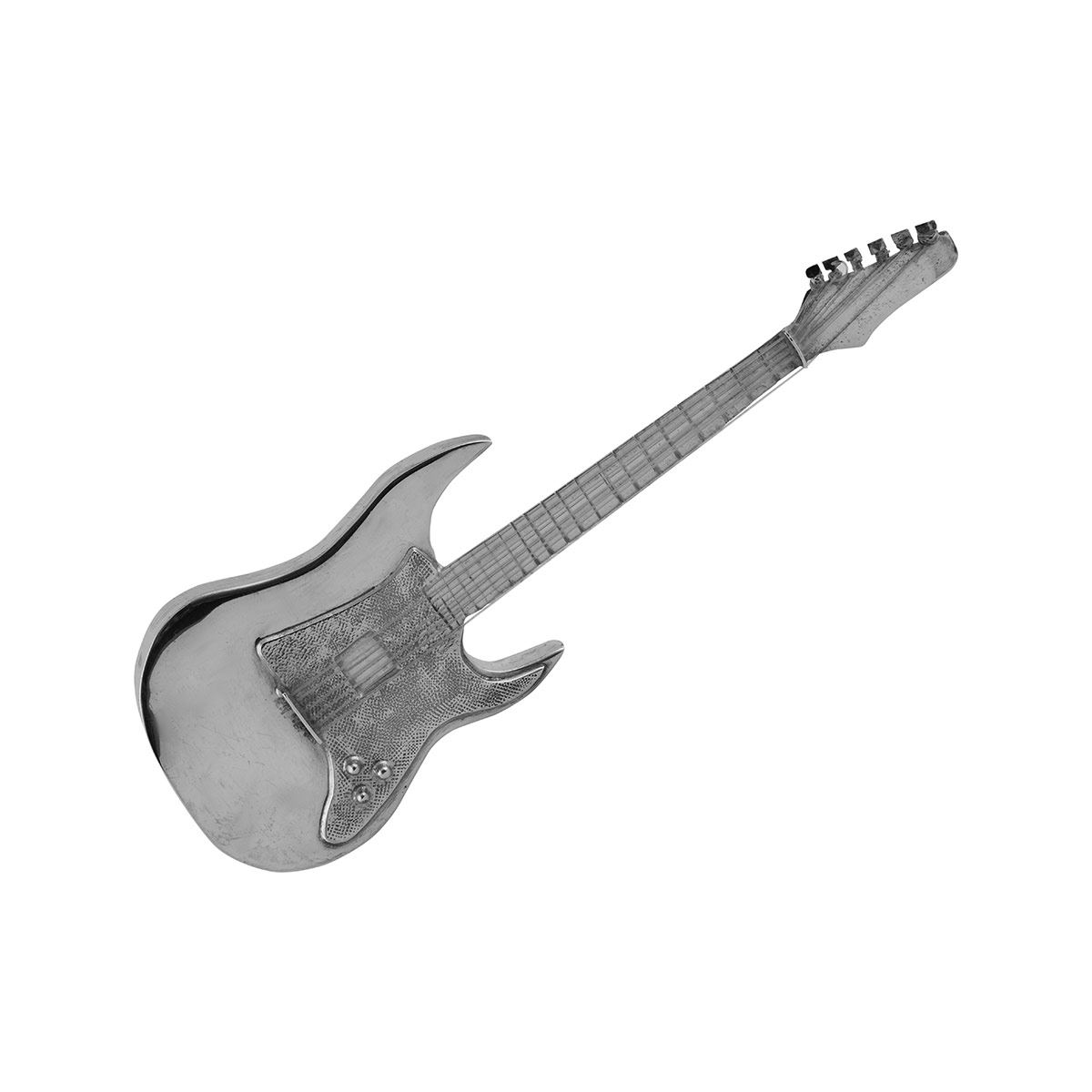 Porta plumas en forma de guitarra 190 gramos - plata ley .925 image number null