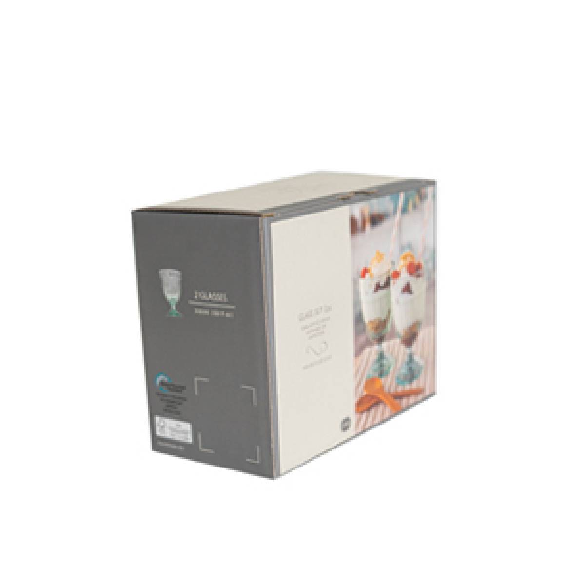 Set 2 Copas 250 Ml Transparente Vidrios San Miguel image number null