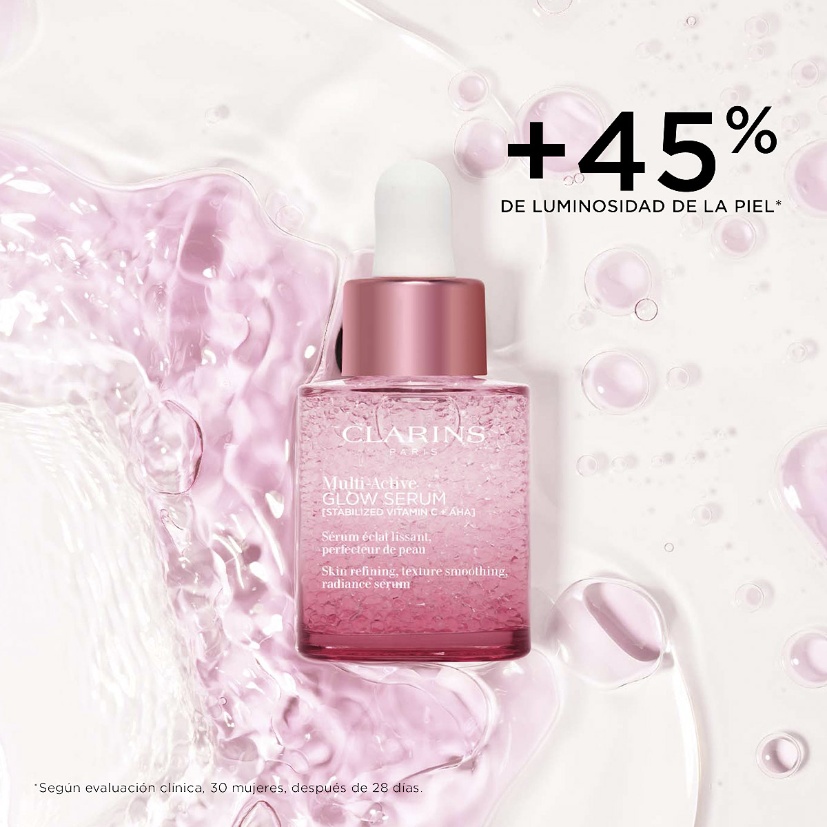 Suero Multi Active Glow Clarins image number null