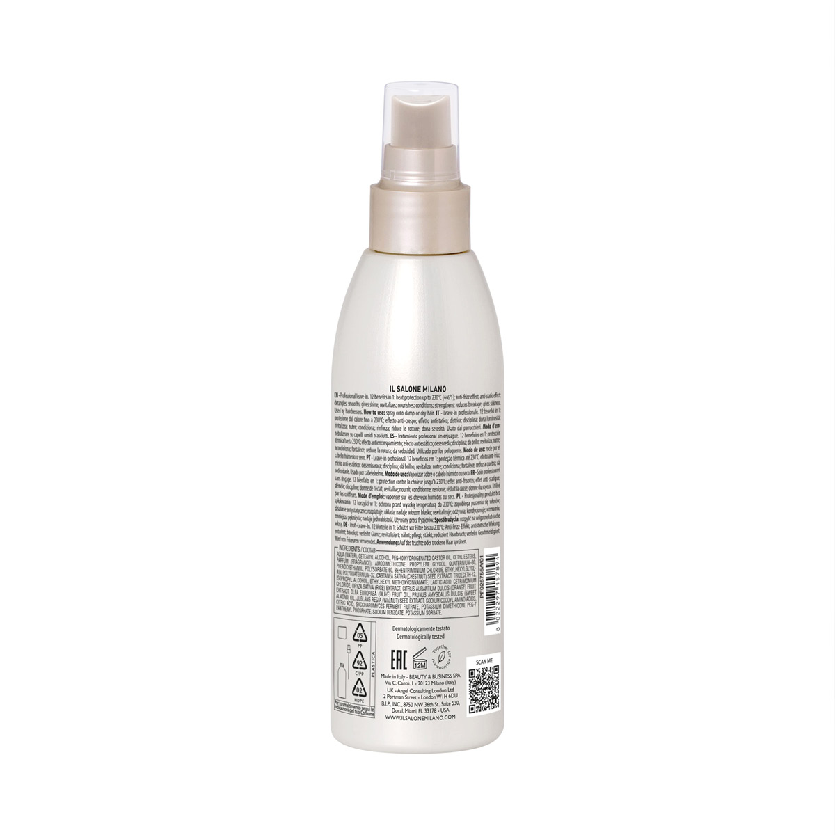 Spray Multifuncional Sin Enjuague 200Ml Il Salone image number null