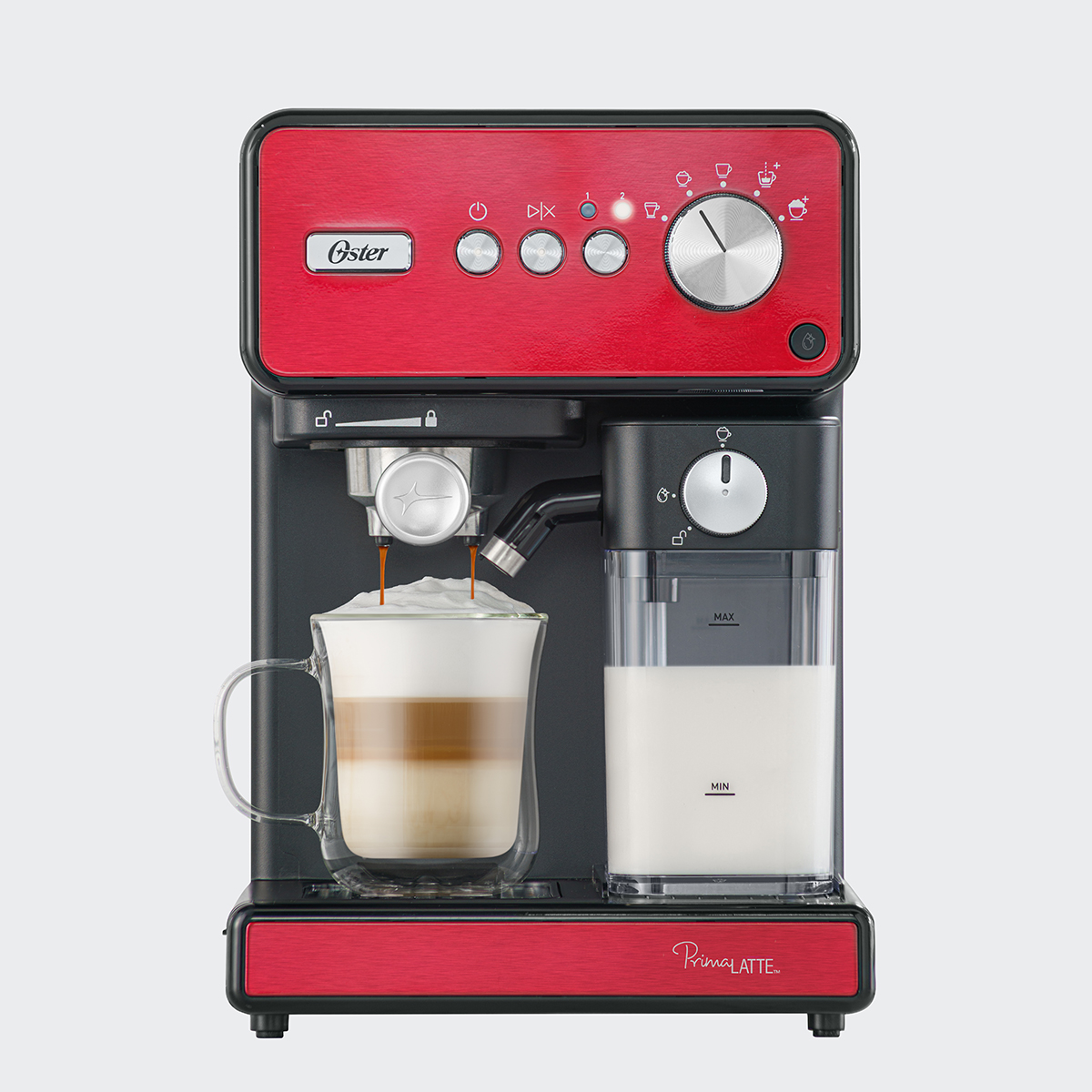 Cafetera Espresso Oster Primalatte Rojo image number null