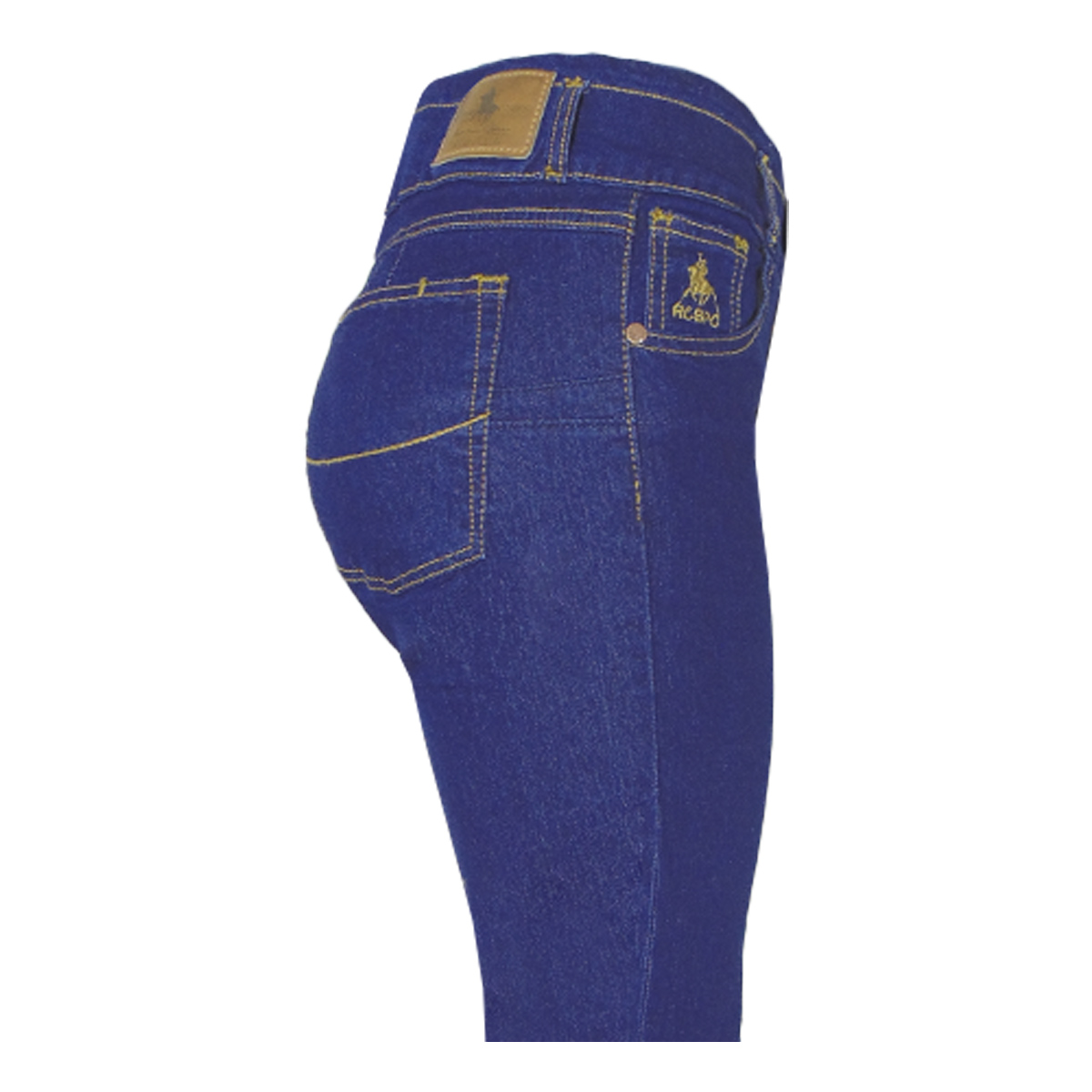 Jeans Pump Con Pretina Ancha Royal Polo Club Para Dama image number null