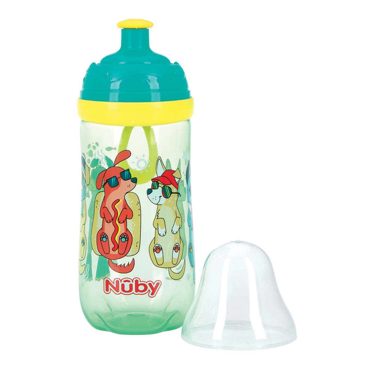Vaso Nuby Antiderrames Dise&ntilde;o Perritos image number null