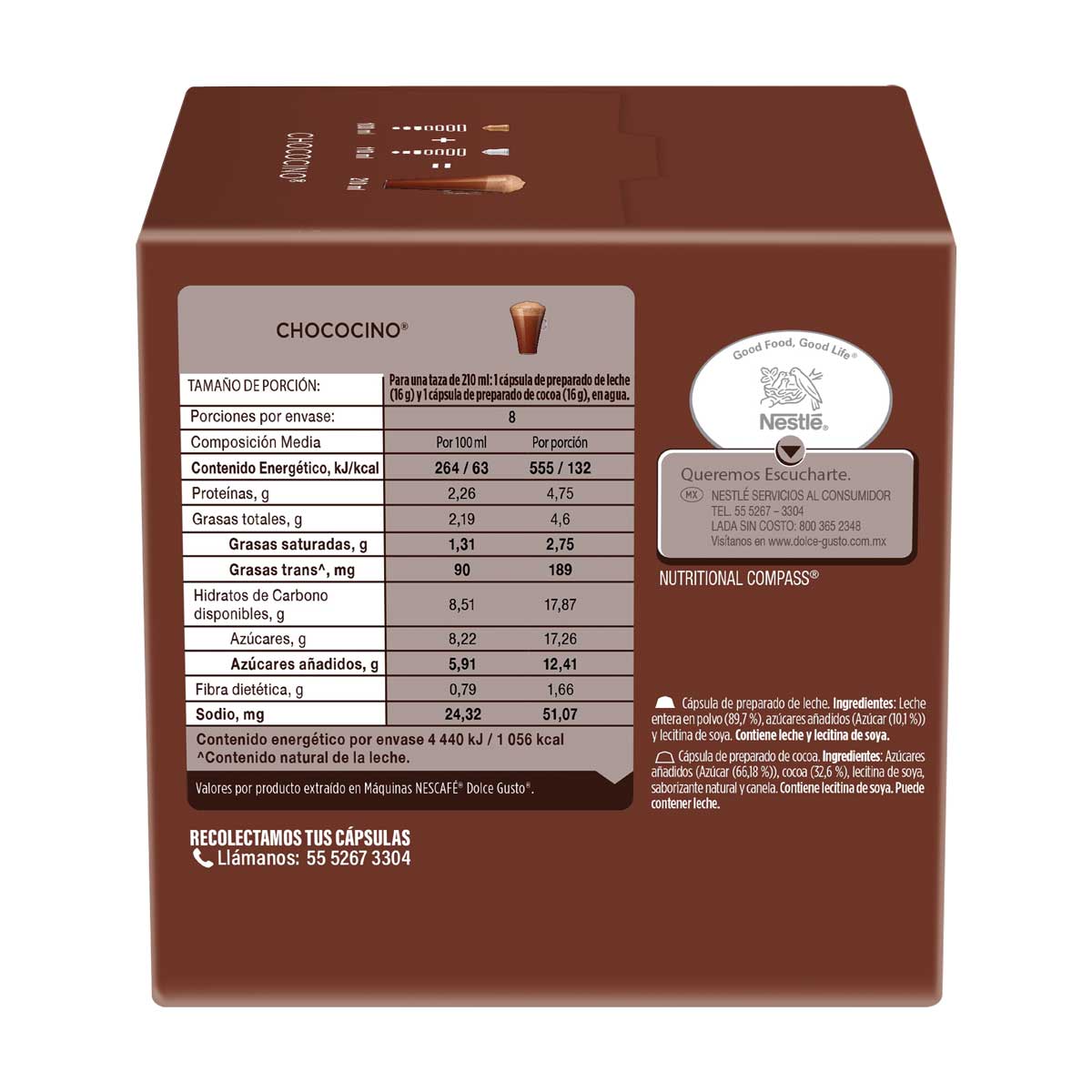 C&aacute;psulas Chococino Nescaf&eacute; Dolce Gusto image number null