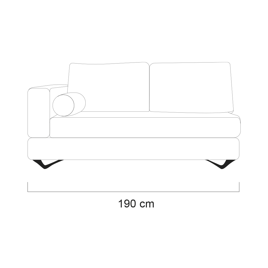 Sala Modular Der Lia Julieta Beige ARTABAN image number null