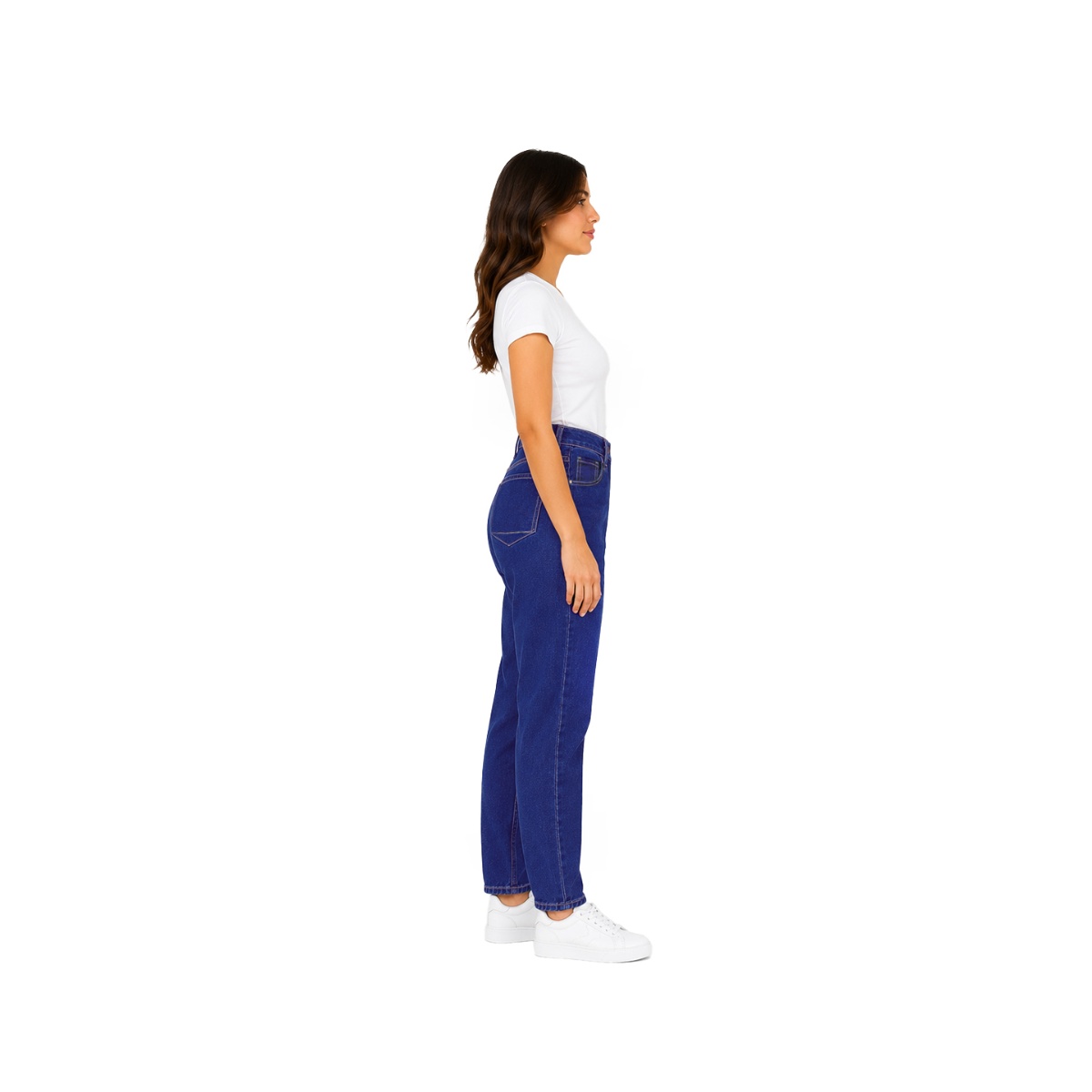 Jeans Corte Mom Fit Beronna  Para Mujer image number null