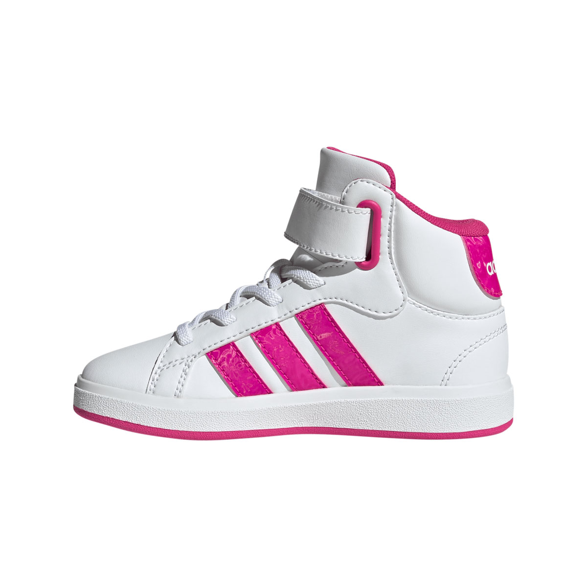Tenis Bota Grand Court Velcro 19-26 Blanco Adidas image number null