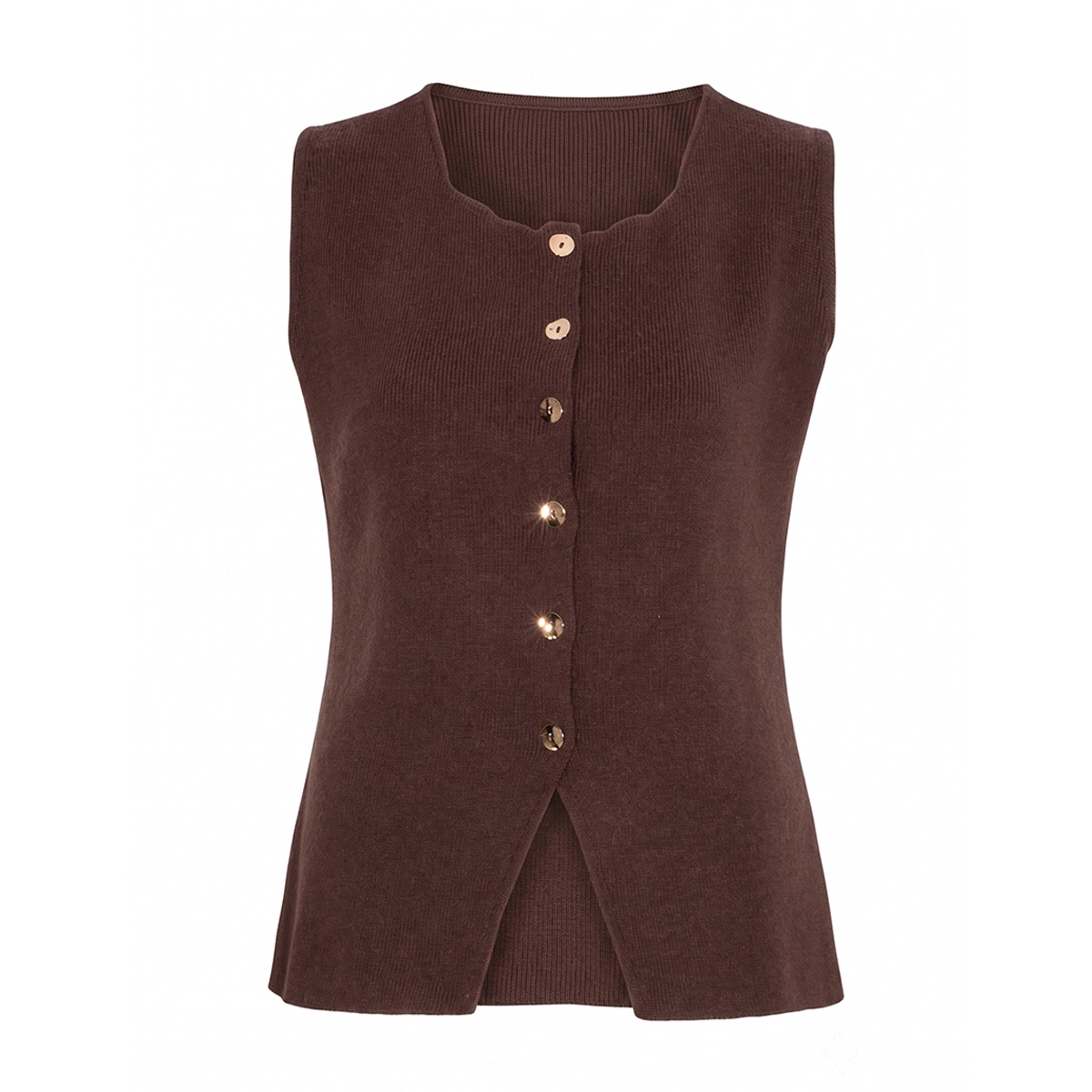 Chaleco Con Botones Mikerinos Para Mujer Petite image number null