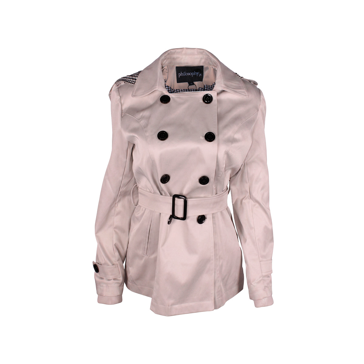 Gabardina Con Solapa Philosophy Para Mujer Junior image number null
