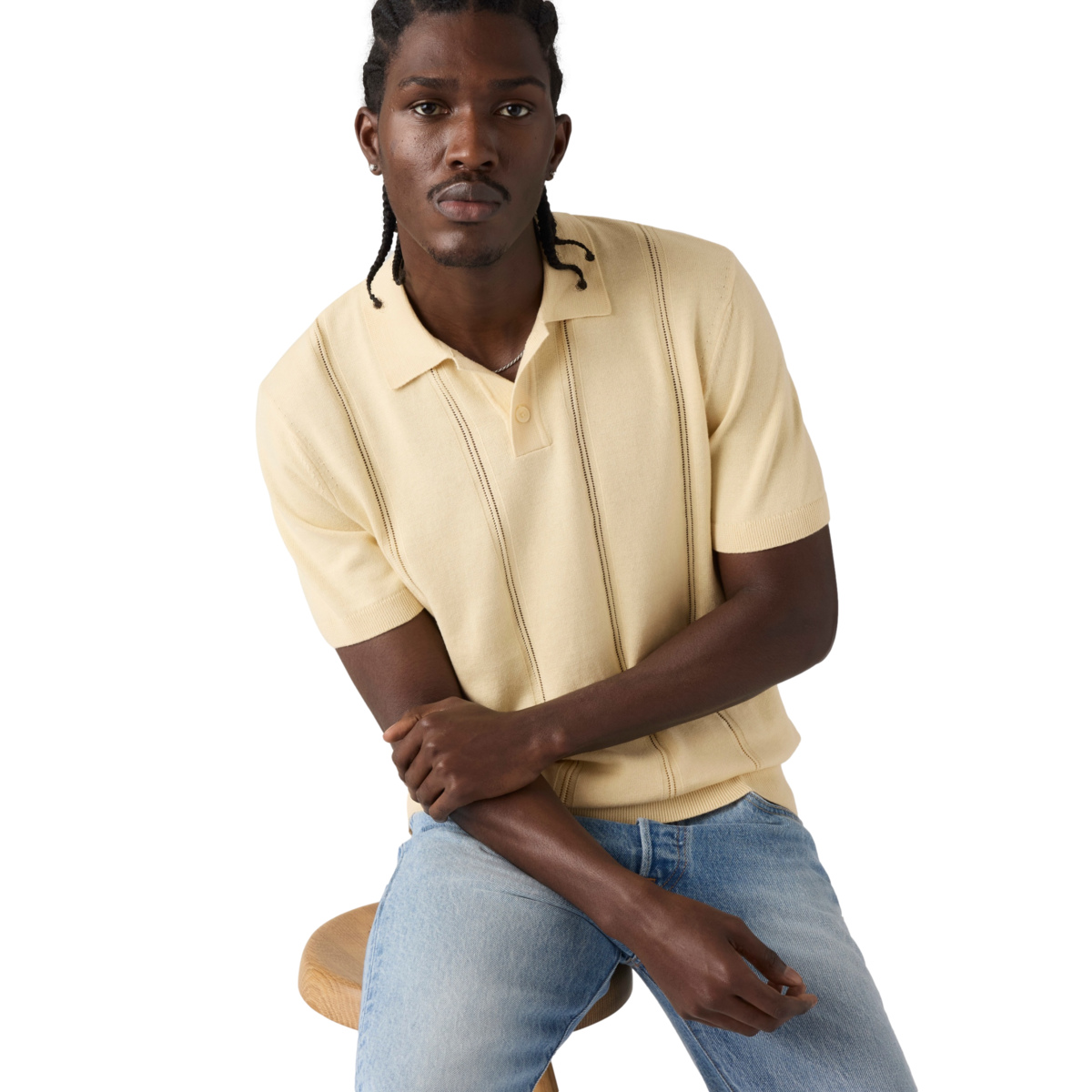 Levi&rsquo;s&reg; Su&eacute;ter The Austin Polo Regular Fit Manga Corta para Hombre image number null