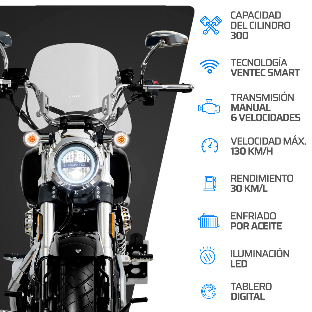 Motocicleta Vento Colt 300 2026 image number null