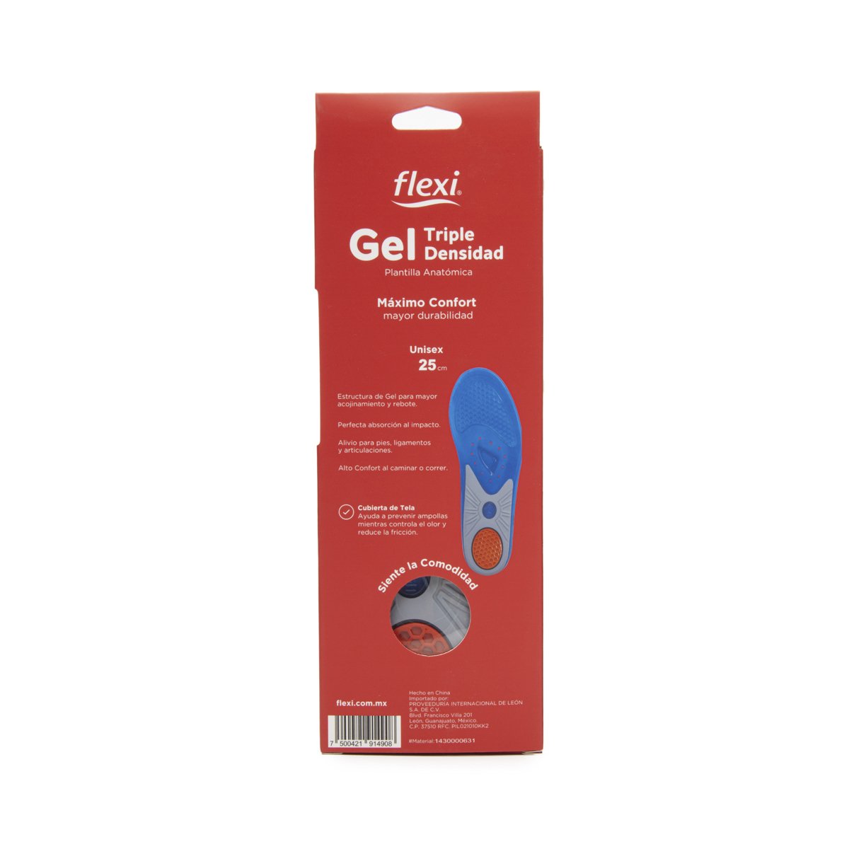 Plantilla Gel Flexi Triple Densidad image number null