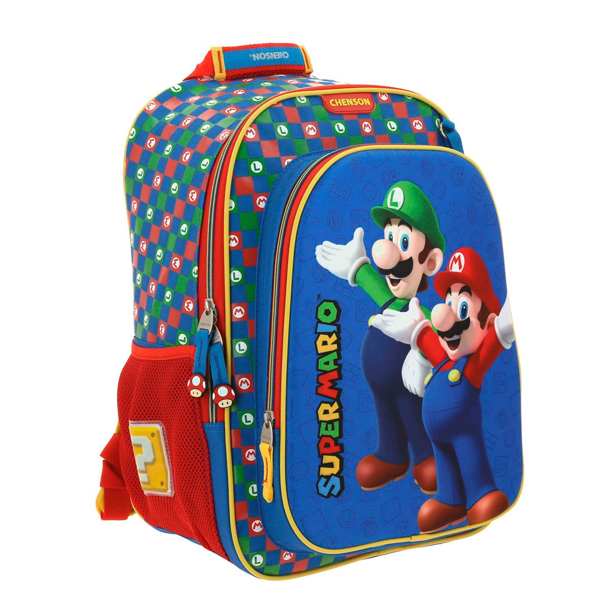Set 3 En 1 Mochila G Super Mario Azul image number null