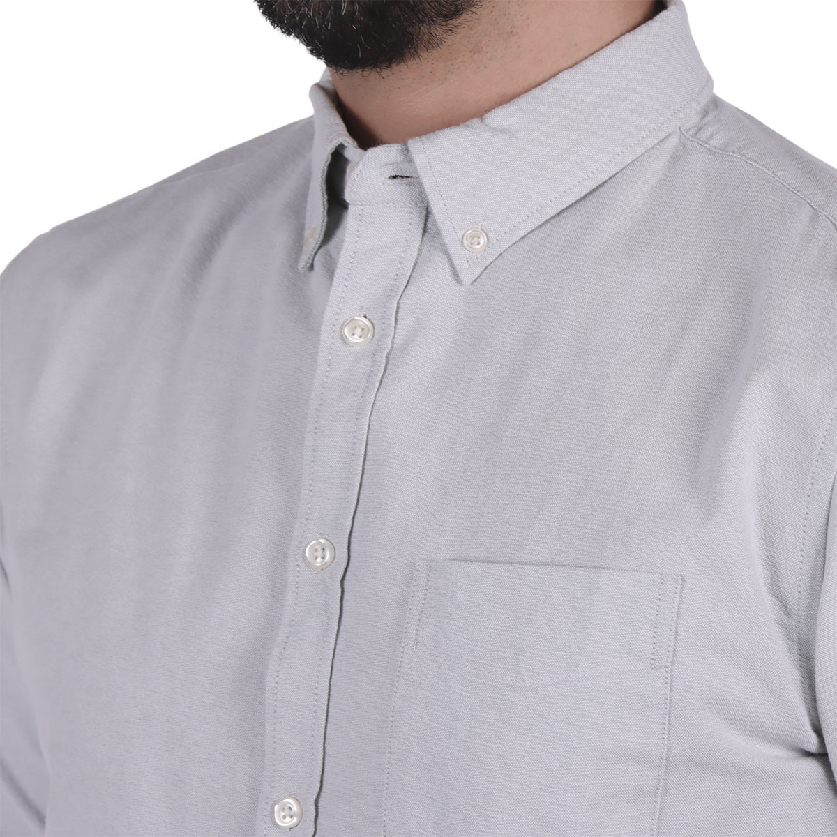 Camisa Oxford Manga Larga Dise&ntilde;o Liso Jeanius para Hombre image number null