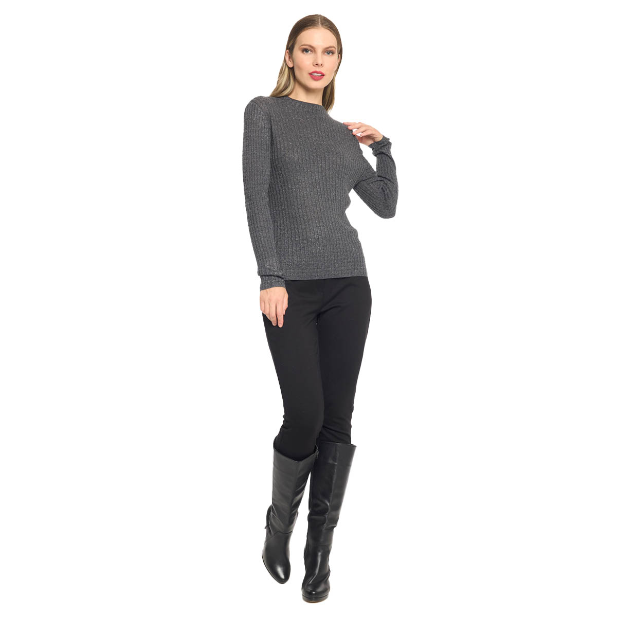 Su&eacute;ter Escote Redondo  Foleys Para Mujer Casual image number null
