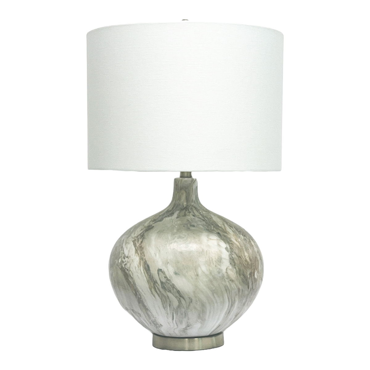 L&aacute;mpara De Mesa Marble Finish Vintage Home image number null