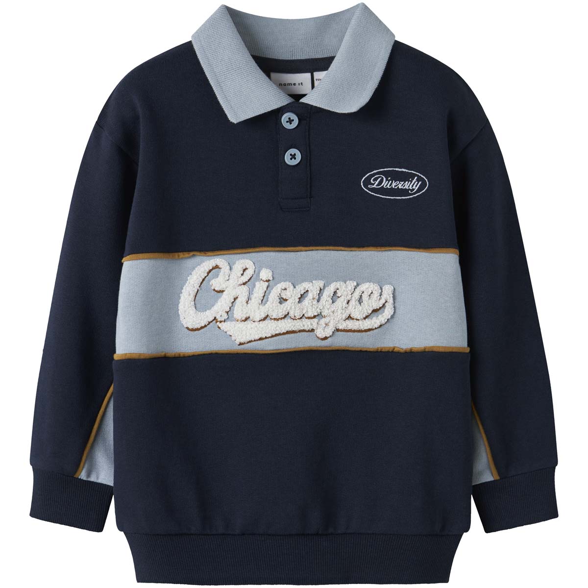 Sudadera Cuello Camisero Name It para Ni&ntilde;o image number null