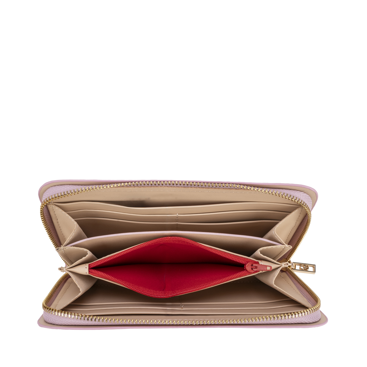 Billetera Cierre Sencillo Cloe Rosa para Mujer image number null