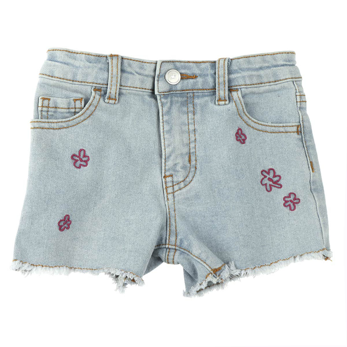 Short Denim Bordado Flores Bethaelizabetha Ni&ntilde;a Toddler image number null