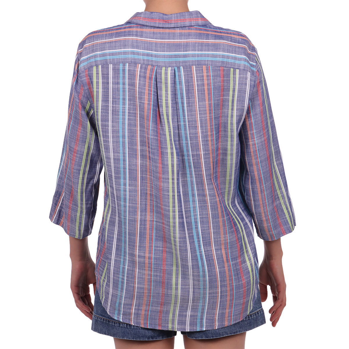 Blusa Camisera Rayas Casual Viscosa Alfred Dunner para Mujer image number null