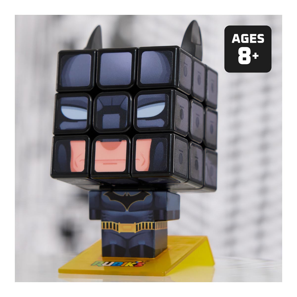 Cubo 3x3 Cubers Asst Batman Spiderman Iron Man Black Panther SPIN MASTER image number null