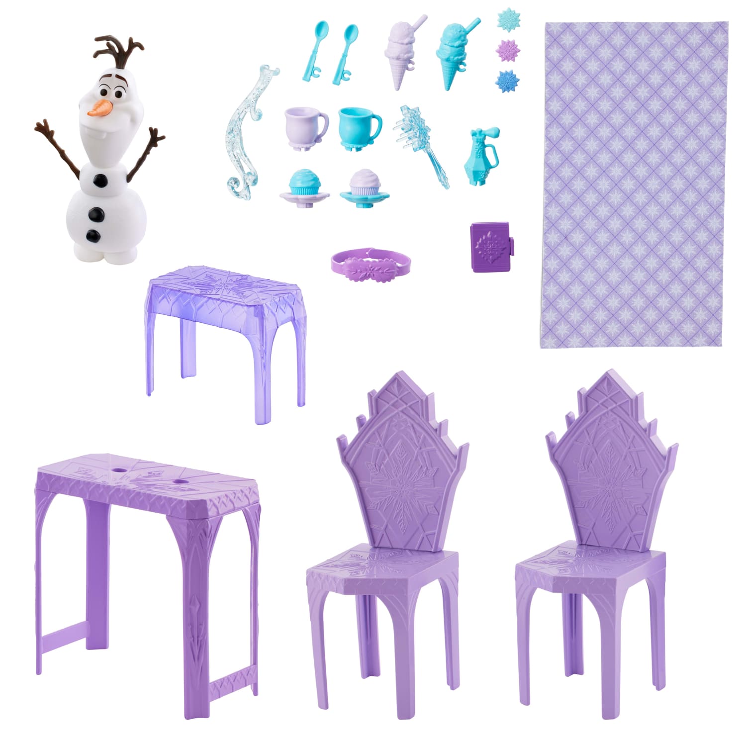 Disney Frozen Casa De Mu&ntilde;ecas Castillo De Hielo Mattel image number null