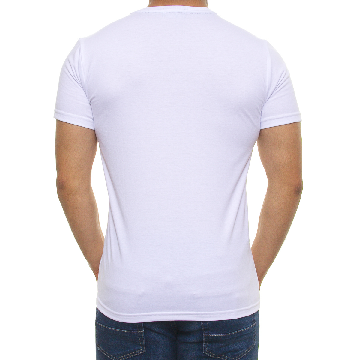 Playera cuello V manga corta para hombre POLO CLUB image number null