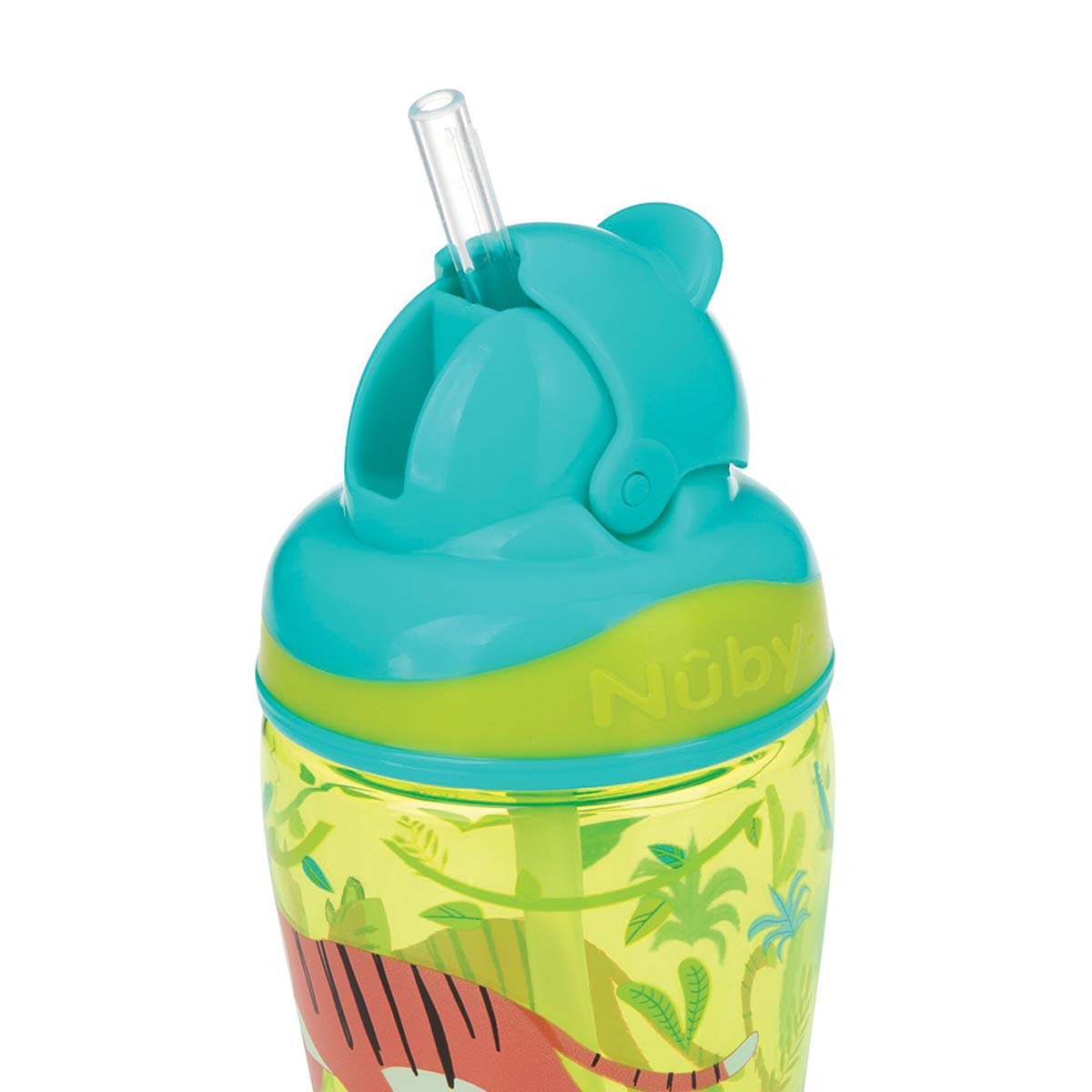 Vaso Nuby Thirsty Kids Verde/Tigre image number null