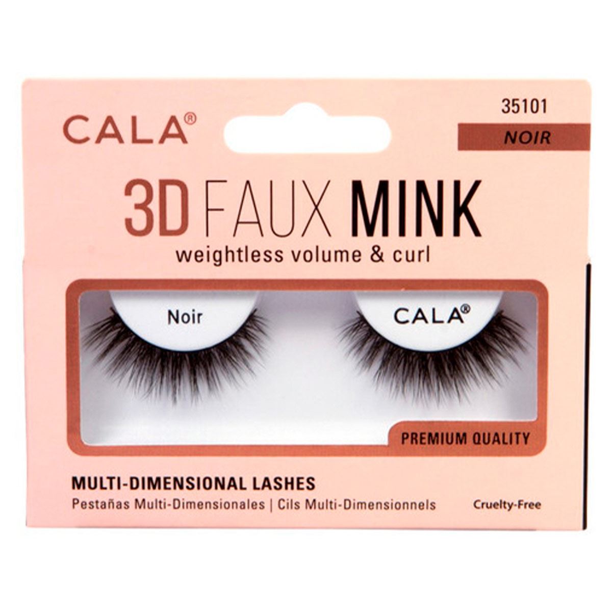 Cala Pesta&ntilde;as Postizas 3d Faux Mink Lashes Noir image number null