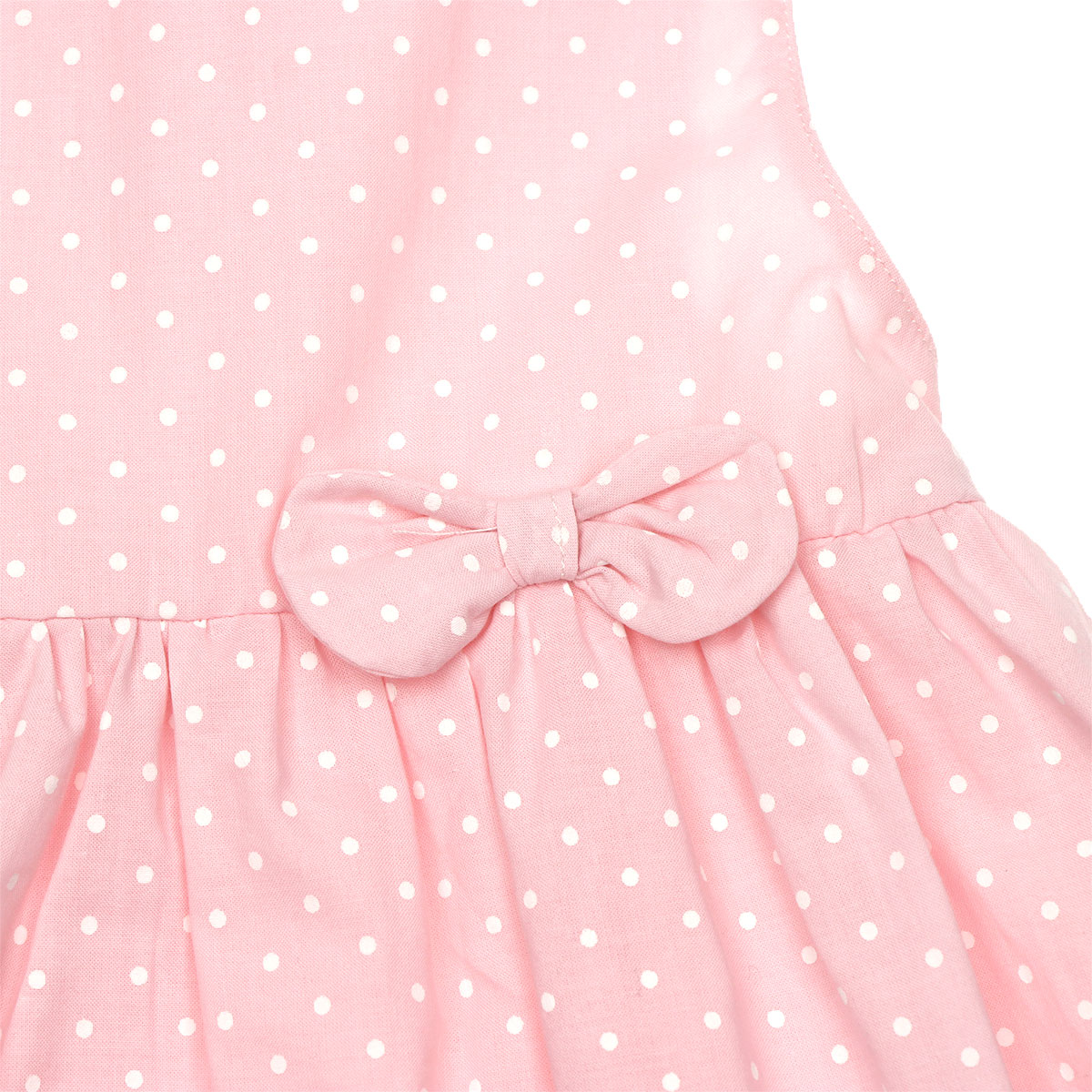 Conjunto Vestido Y Cubre Pa&ntilde;al Lunares CAROSELLO para Beb&eacute; image number null