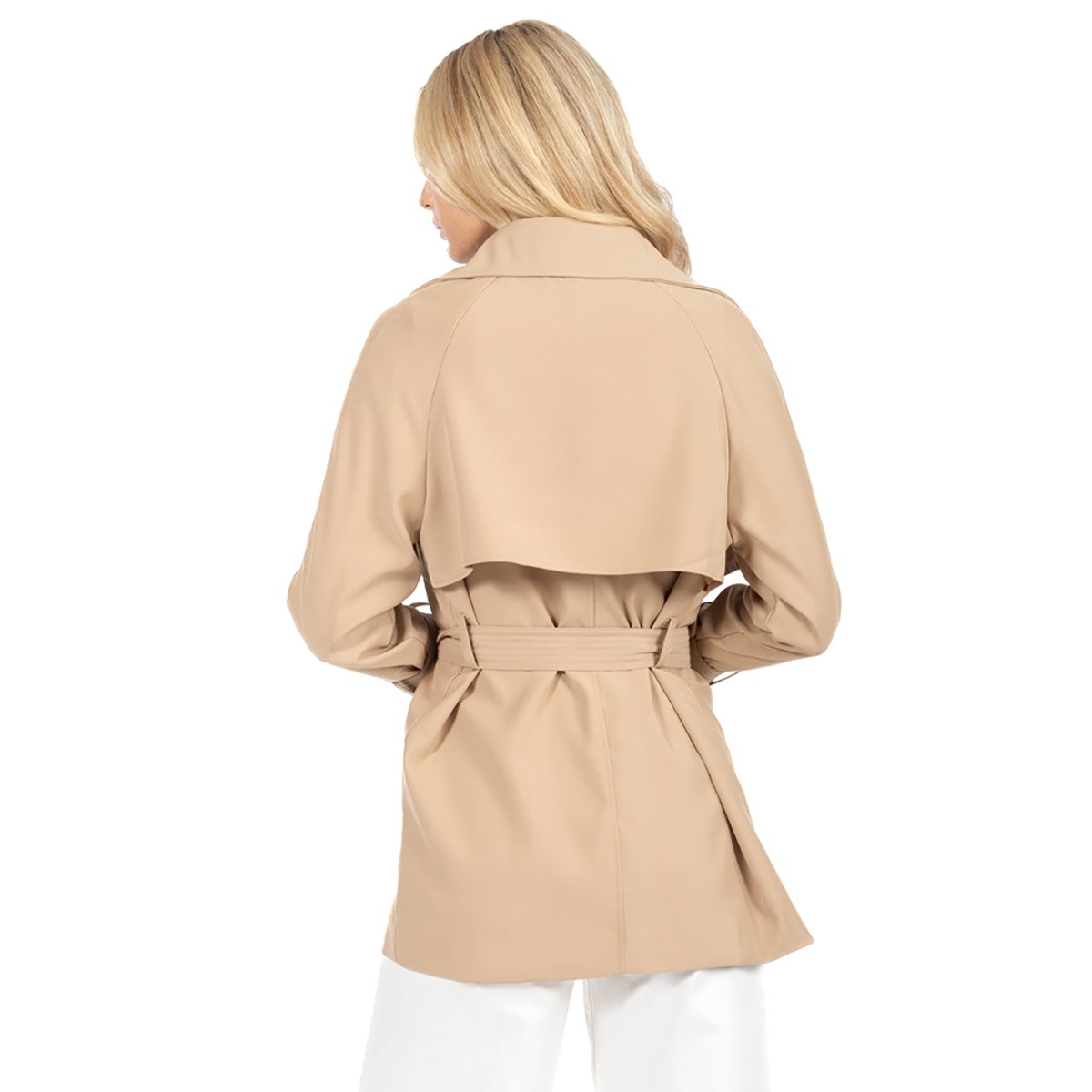 Gabardina Larga Con Cinta Forever 21 para Mujer Junior image number null