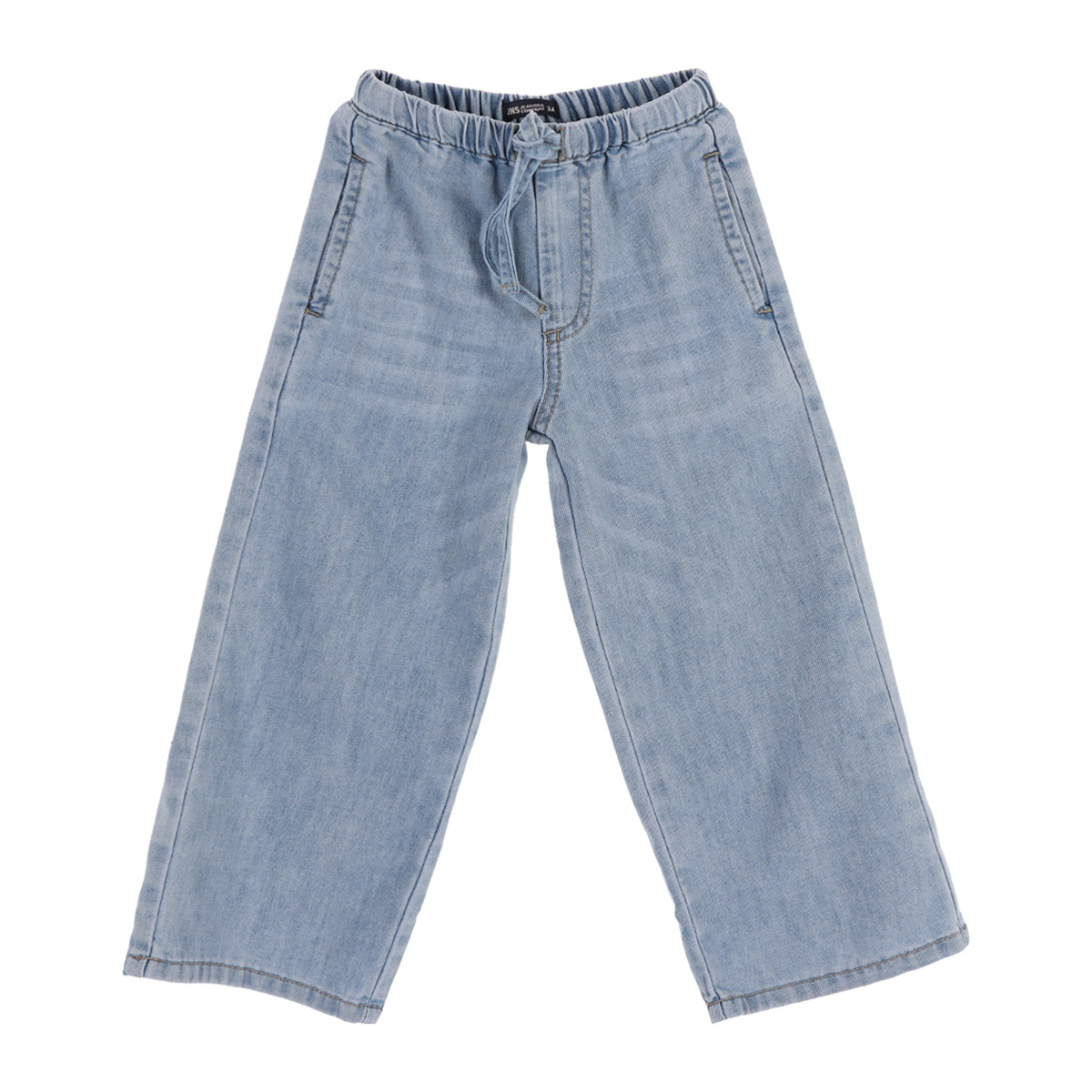 Jeans Wide Leg Cintura El&aacute;stica Jeanious para Ni&ntilde;a image number null